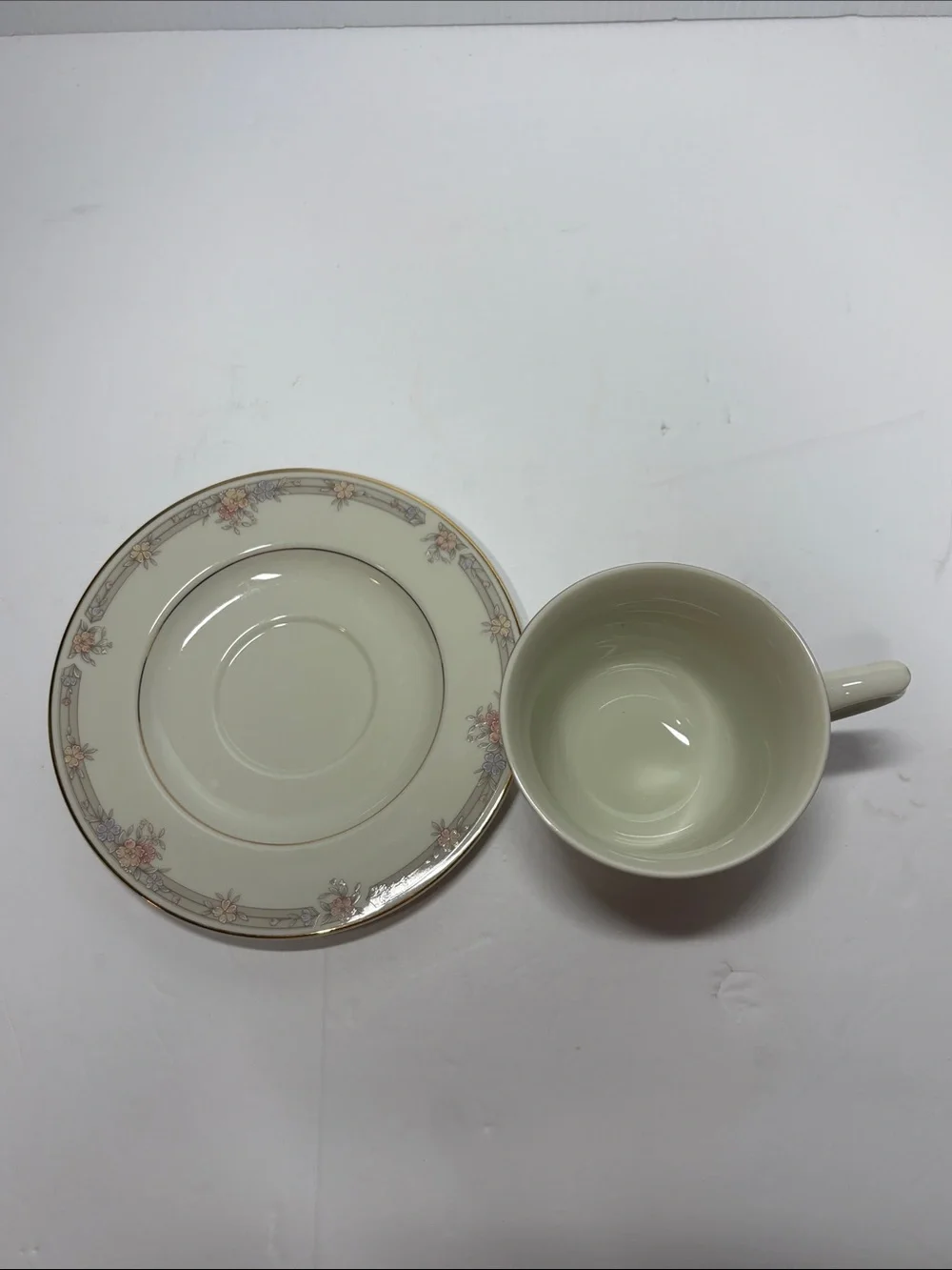 Sango Regency Collection Monroe China Footed Cup & Saucer